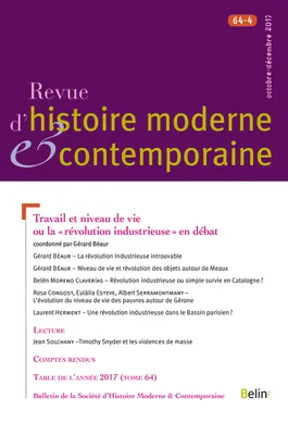 n°64 Revue Histoire Moderne et Contemporaine