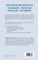 Livres Dictionnaires et méthodes de langues Dictionnaires et encyclopédies Dictionnaire bilingue ngàmbáye - français français -  ngàmbáye Dingamtoudji Maïkoubou