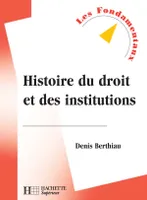 Histoire du droit et des institutions