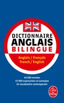 Dictionnaire anglais bilingue, Angllais/Français- French/English