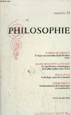 Philosophie 38