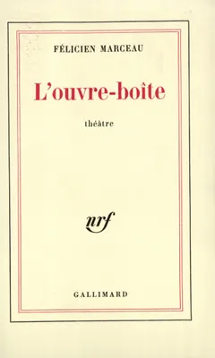 L'Ouvre-boîte, [Paris, Théâtre de l'Œuvre, 25 septembre 1972]