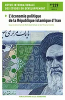 L'économie politique de la république islamique d'Iran, N°129 - 2017-1