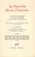 La Nouvelle Revue Française - n° 267 - mars 1975 : Frontispice et triptyque du mortel été (J. Tardieu), Lees anciens élèves (H. Thomas), Nos murs hourdés de terre (J.-L. Trassard),...