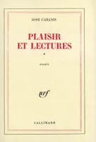 Plaisir et lectures (Tome 1)
