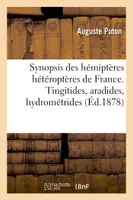Synopsis des hémiptères hétéroptères de France. Tingitides, aradides, hydrométrides