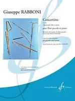 Concertino opus 50, Pour flûte et piano