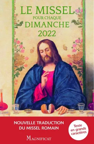 Livres Spiritualités, Esotérisme et Religions Religions Christianisme Missel pour chaque dimanche 2022 Magnificat