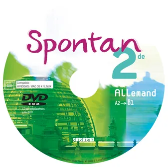 Spontan 2de - DVD rom mp4 élève de remplacement