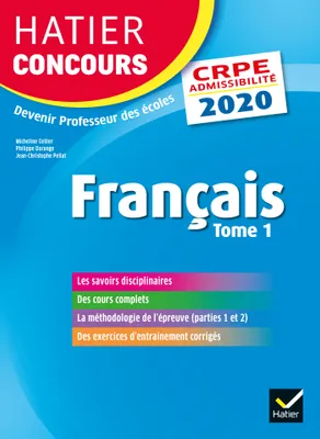 1, Français / Concours de recrutement des professeurs des écoles