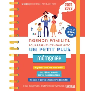 L'agenda familial pour parents d enfant avec un petit plus Mémoniak 2021-2022