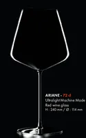 Verre Vin Rouge, Ariane 72 cl, Soufflé Machine, Ultralight