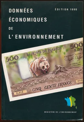Données économiques de l'environnement - Edition 1990