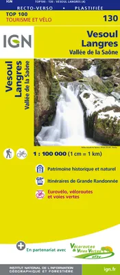 Top100130 Vesoul/Langres  1/100.000