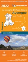 Carte Régionale Auvergne 2022