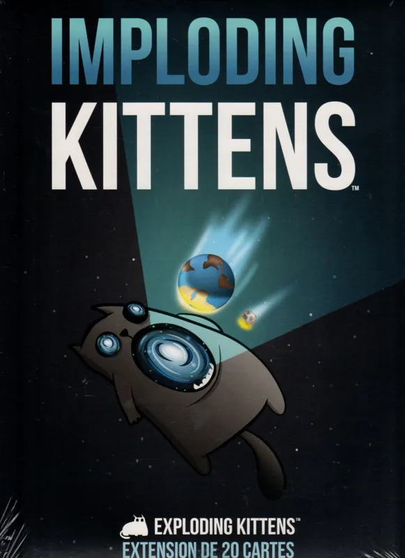 Jeux et Jouets Jeux de société Jeux de stratégie Exploding Kittens : Imploding Kittens (extension) VF 