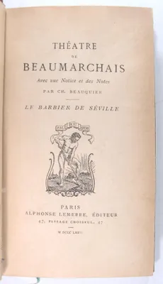 Théâtre de Beaumarchais - Le barbier de Séville.