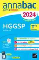 Annales du bac Annabac 2024 HGGSP Tle générale (spécialité), sujets corrigés nouveau Bac