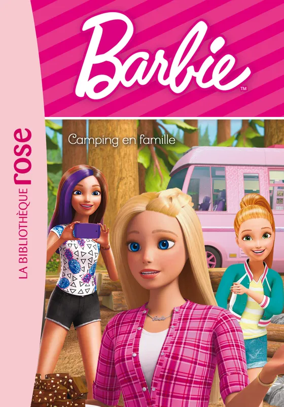 Livre: Barbie - Vie quotidienne 09 - Camping en famille, Mattel