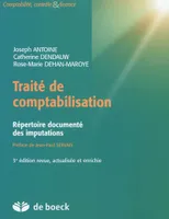 TRAITE DE COMPTABILISATION, Répertoire documenté des imputations