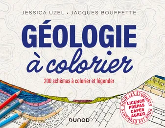 Géologie à colorier, 200 schémas à colorier et légender