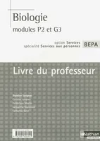 Livre du professeur Biologie BEPA Modules G3 et P2