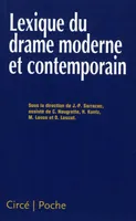 Lexique du drame moderne et contemporain