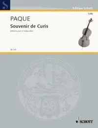 Souvenir de Curis, 4 cellos. Jeu de parties.