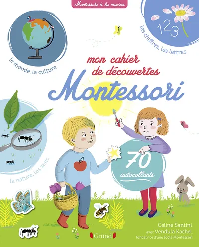 Livres Jeunesse Loisirs et activités Mon cahier de découvertes Montessori Vendula Kachel, Céline Santini