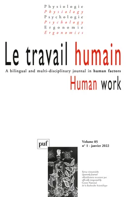 Le travail humain 2022-1, vol. 85, n.1