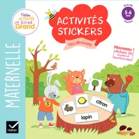 Activités stickers - Vocabulaire Grande section