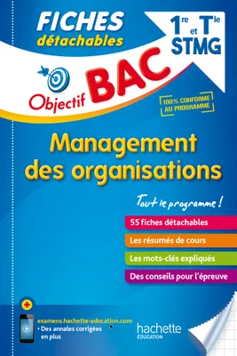 Objectif Bac Fiches Détachables Management 1ère Et Term STMG