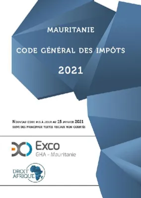 Mauritanie, code général des impôts, Suivi des textes fiscaux non codifiés