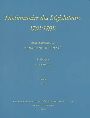 Dictionnaire des législateurs : 1791-1792, 1791-1792