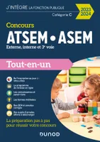1, Concours ATSEM ASEM  - 2023-2024, Externe, interne et 3e voie - Tout-en-un