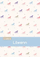 Le cahier de Lilwenn - Petits carreaux, 96p, A5 - Chevaux