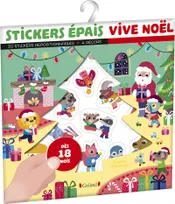 Stickers épais - Vive Noël !