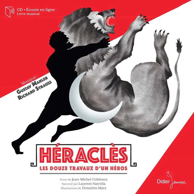 Jeux et Jouets Musique CD / livres CD 2, Héraclès, les douze travaux d'un héros, livre-disque, Les douze travaux d'un héros Jean-Michel Coblence