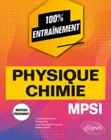 Physique-chimie MPSI - Nouveaux programmes