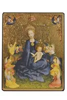 Vierge à la Treille aux roses - Icône classique 13x10,6 cm -  824.72