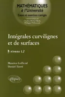 Intégrales curvilignes et de surfaces - Niveau L2, niveau L2