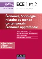 ECE 1 ET 2 - Economie, Sociologie, Histoire du monde contemporain, Economie approfondie, Economie approfondie