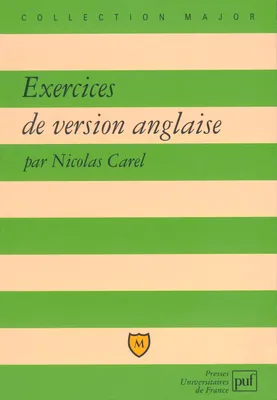 Exercices de version anglaise