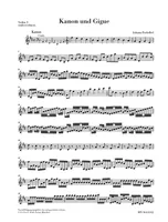 Canon And Gigue In D - Violin 1 Part, Violin 1