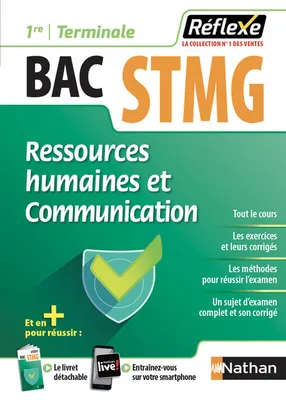 Ressources humaines et communication - 1ère/Terminale STMG (Guide Réflexe n°90) 2018