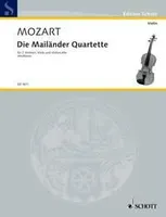 Les quatuors de Milan, No. 1 La majeur. KV Anh. 212. string quartet. Jeu de parties.