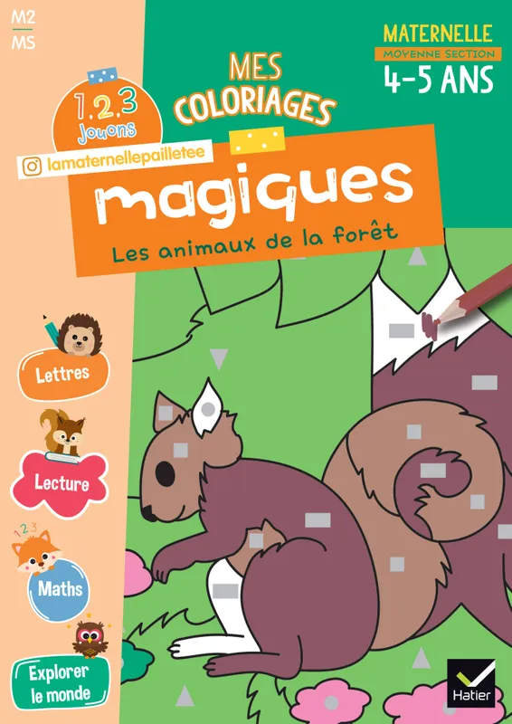 Jeux et Jouets Livres Parascolaire Maternelle Mes coloriages magiques MS, 1, 2, 3 Jouons ! Alissia Waeles