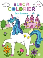 Bloc à colorier  - Les licornes