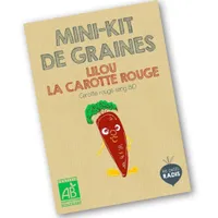 Lilou la carotte rouge (Mini kit de graines bio)
