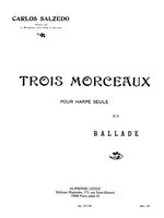 3 Morceaux No1 Ballade Harp